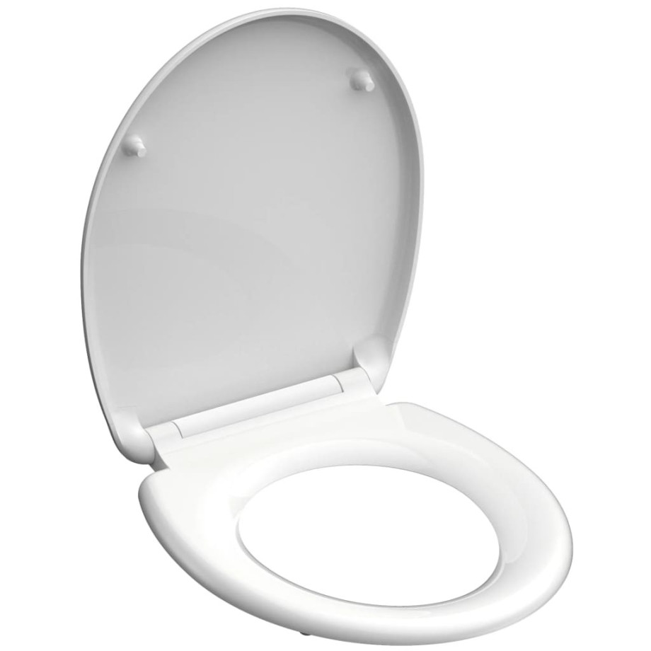 SCHÜTTE Toiletbril WHITE duroplast afbeelding 1