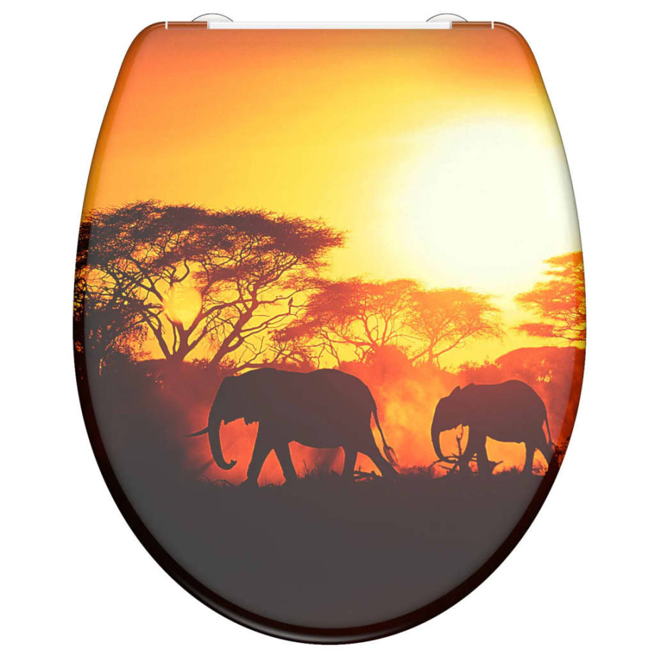 SCHÜTTE Toiletbril met soft-close quick-release AFRICA afbeelding 1