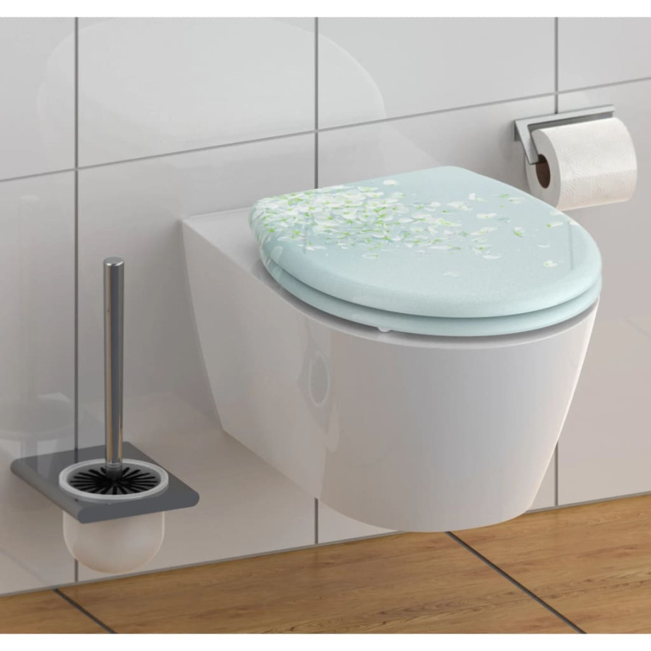 SCHÜTTE Toiletbril met soft-close quick-release FLOWER IN THE WIND afbeelding 1
