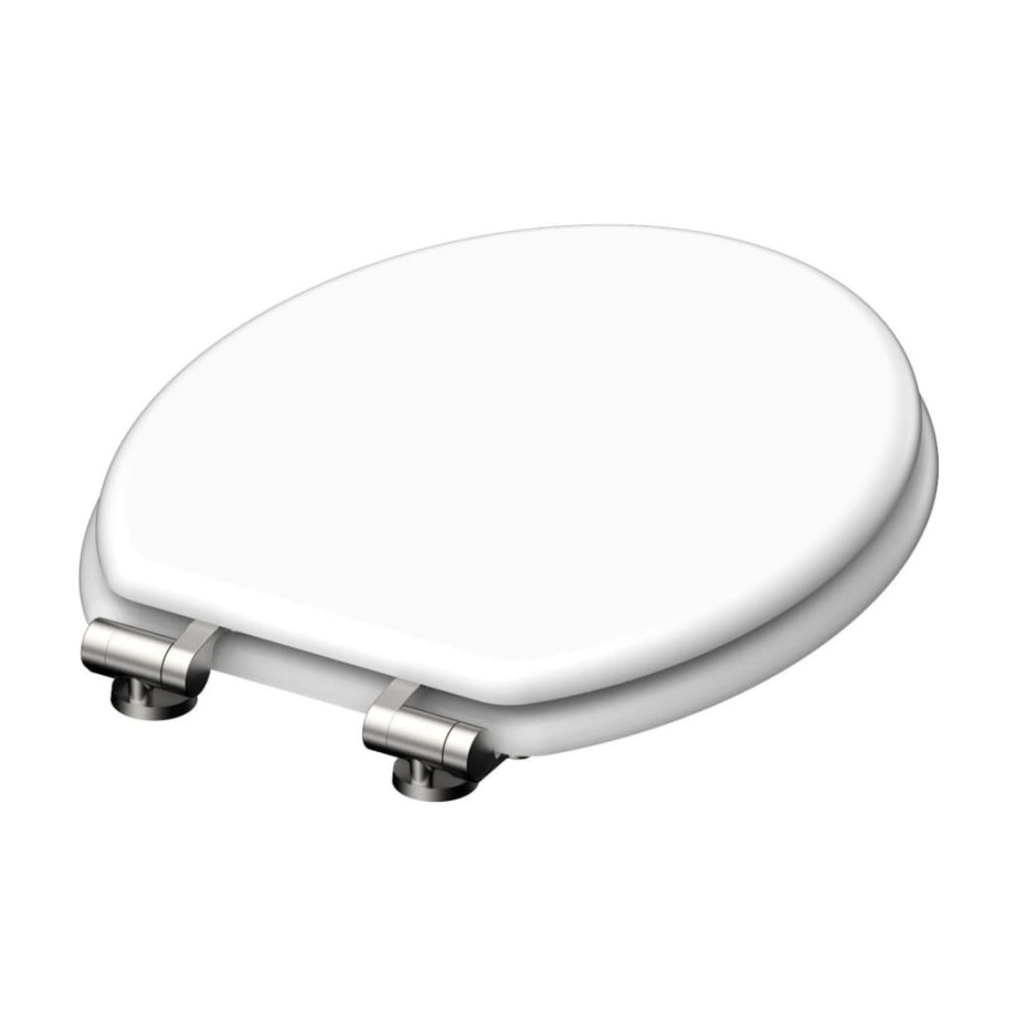 SCHÜTTE Toiletbril WHITE kernhout afbeelding 1