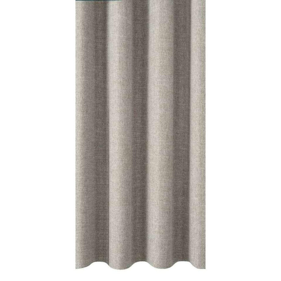 Leen Bakker - Gordijnstof Scott - Polyester - Taupe - B145 Cm Leen Bakker - Gordijnstof Scott - Polyester - Taupe - B145 Cm afbeelding 1