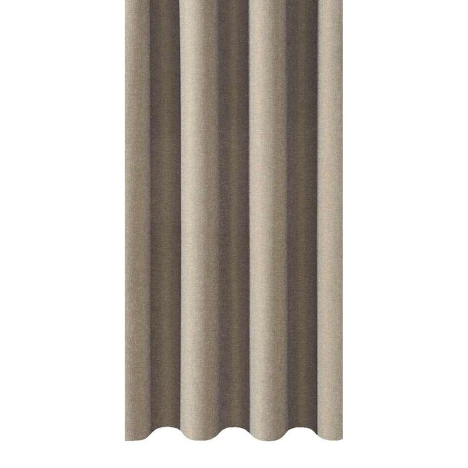 Leen Bakker - Gordijnstof Kate - Licht/geel - Polyester - Grijs - B150 Cm afbeelding 1