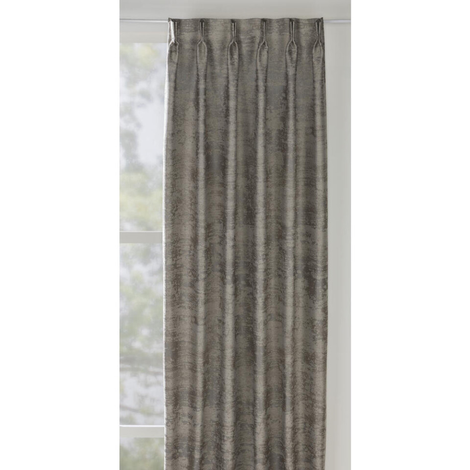 Leen Bakker - Gordijnstof Dust Semi Verduisterend - Zilvergrijs - Polyester/Gerecycled Kunststof - Grijs#Zilverkleurig - B150 Cm Leen Bakker - Gordijnstof Dust Semi Verduisterend - Zilvergrijs - Polyester/Gerecycled Kunststof - Grijs#Zilverkleurig - B150 Cm afbeelding 1