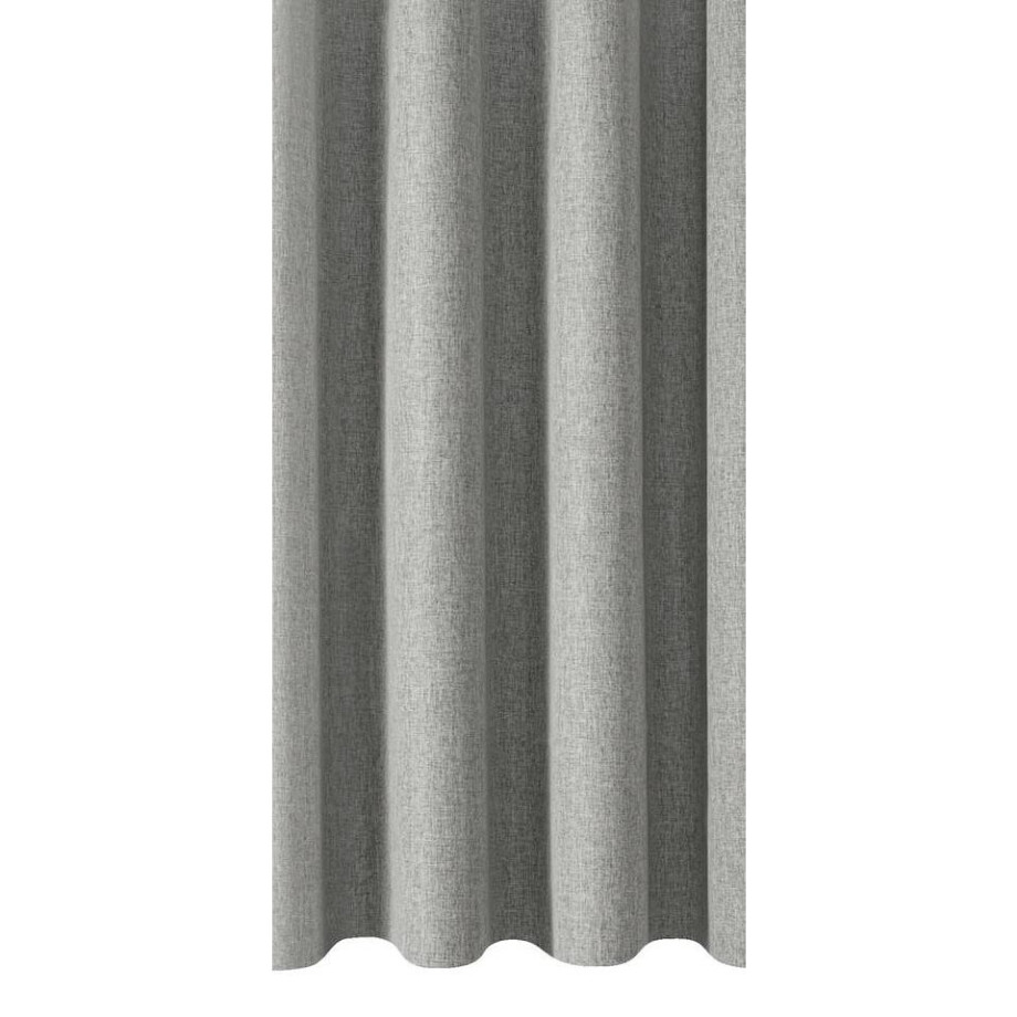 Leen Bakker - Gordijnstof Mik - Polyester - Grijs - B140 Cm Leen Bakker - Gordijnstof Mik - Polyester - Grijs - B140 Cm afbeelding 1