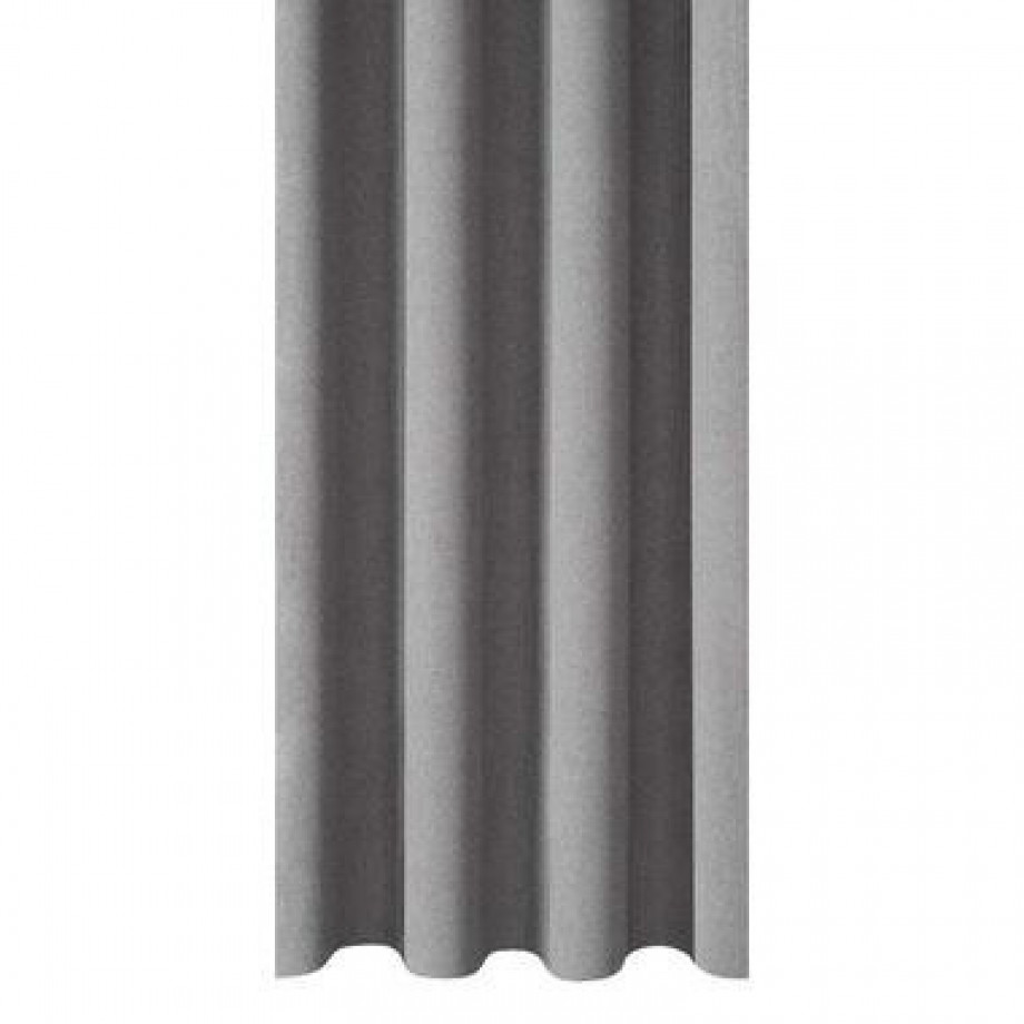 Gordijnstof Leonard - grijs - 150 centimeter - Leen Bakker afbeelding 1