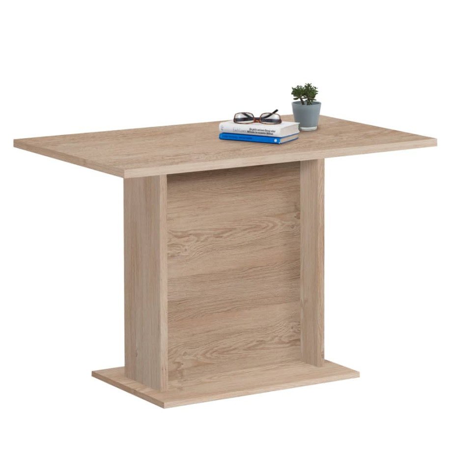 FMD Eettafel 110 cm eikenkleurig afbeelding 1