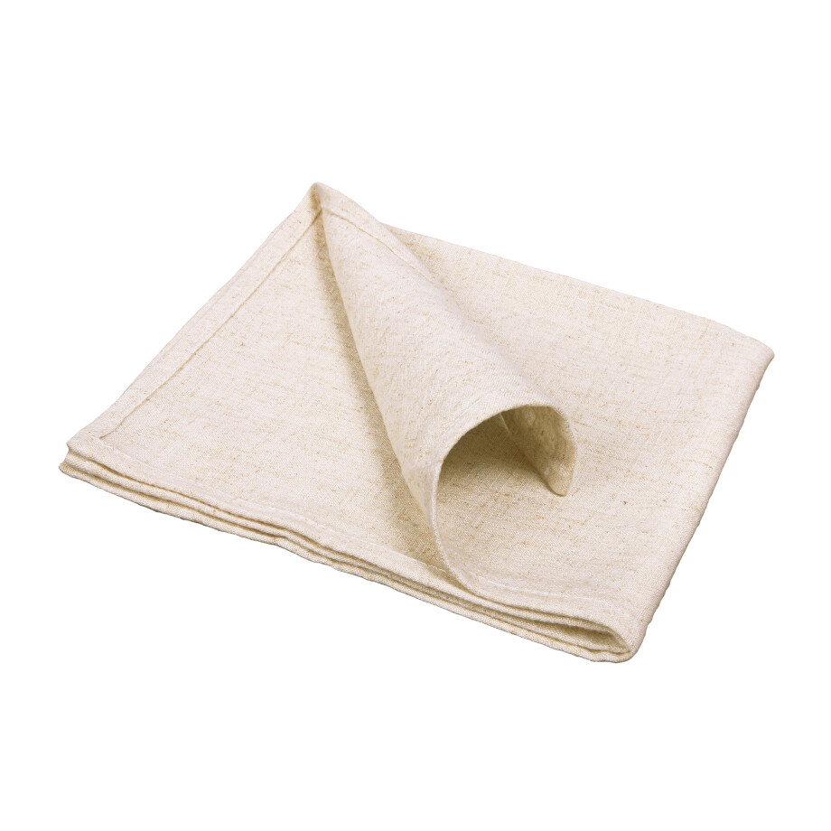 QUVIO Servet - Katoen - 40x40cm - beige afbeelding 1