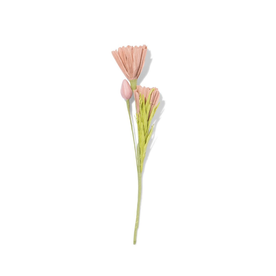 HEMA HEMA Kunstbloem 24cm Papier Roze (roze) afbeelding 1