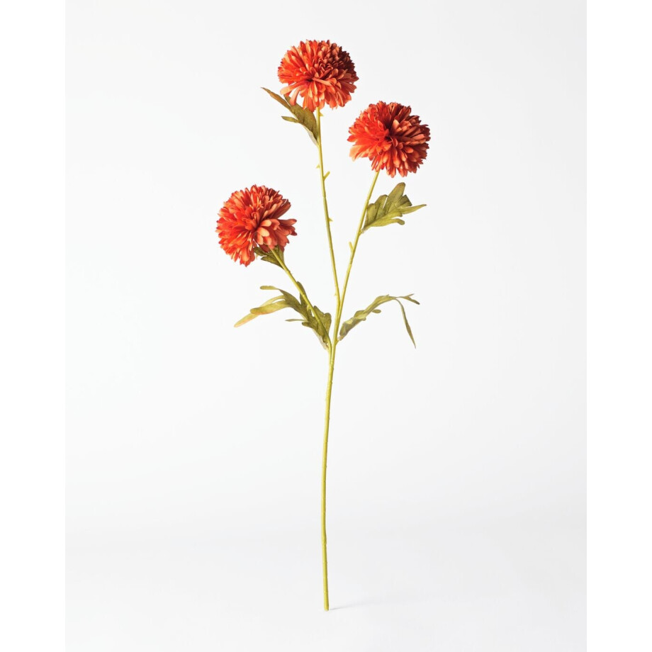 HEMA HEMA Kunstbloem Dahlia 55cm Oranje (oranje) afbeelding 1