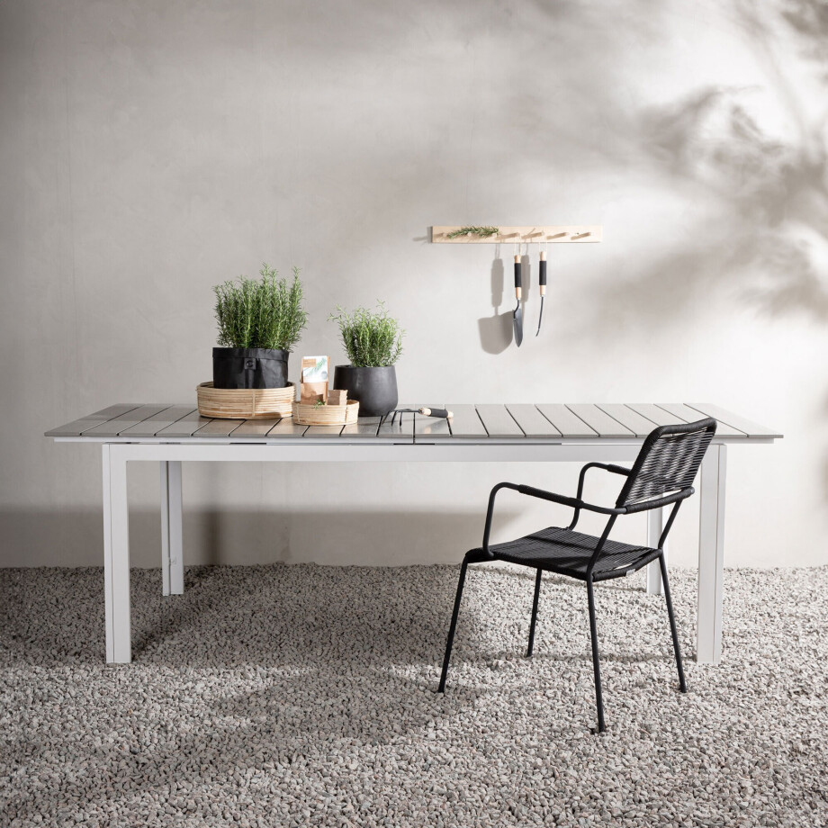 Nohr Uitschuifbare Tuintafel 'Ethen' 229/310 x 100cm, kleur Wit afbeelding 1