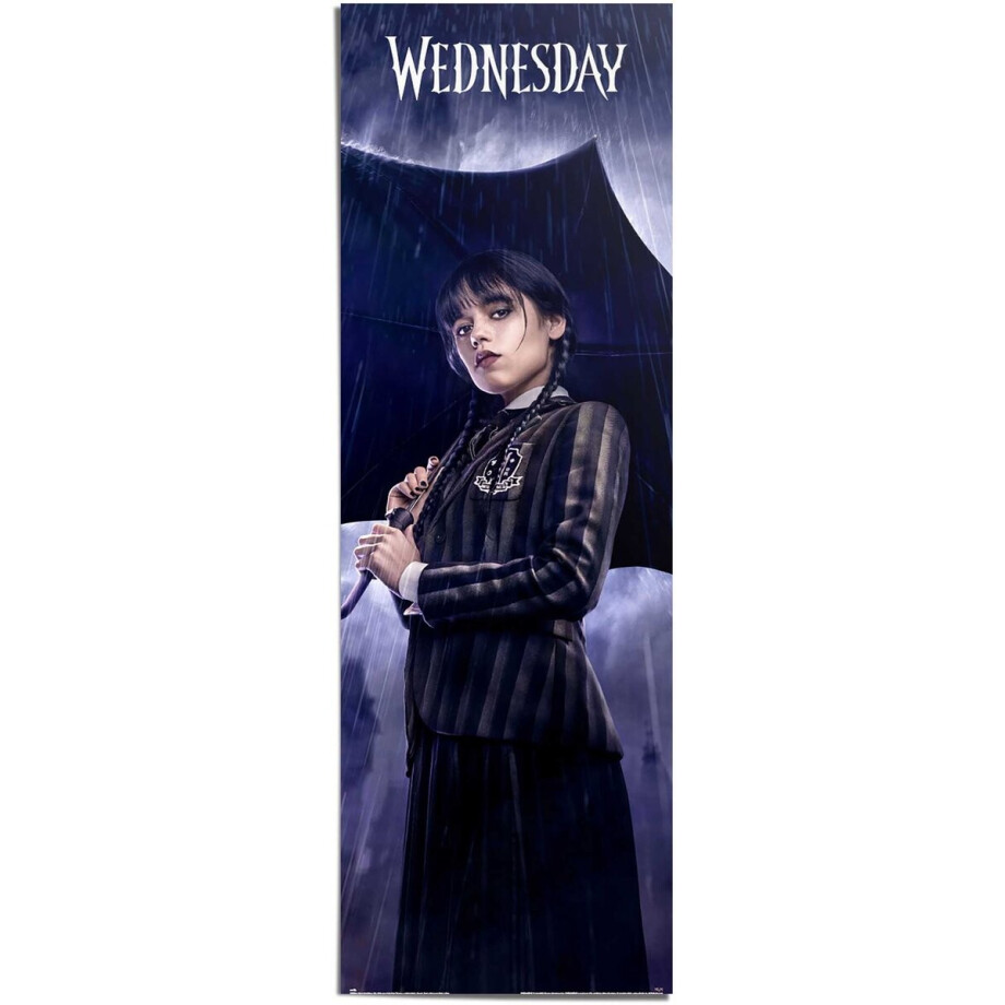 Poster Wednesday - Jenny Ortega - 158 x 53 - Papier - REINDERS afbeelding 1