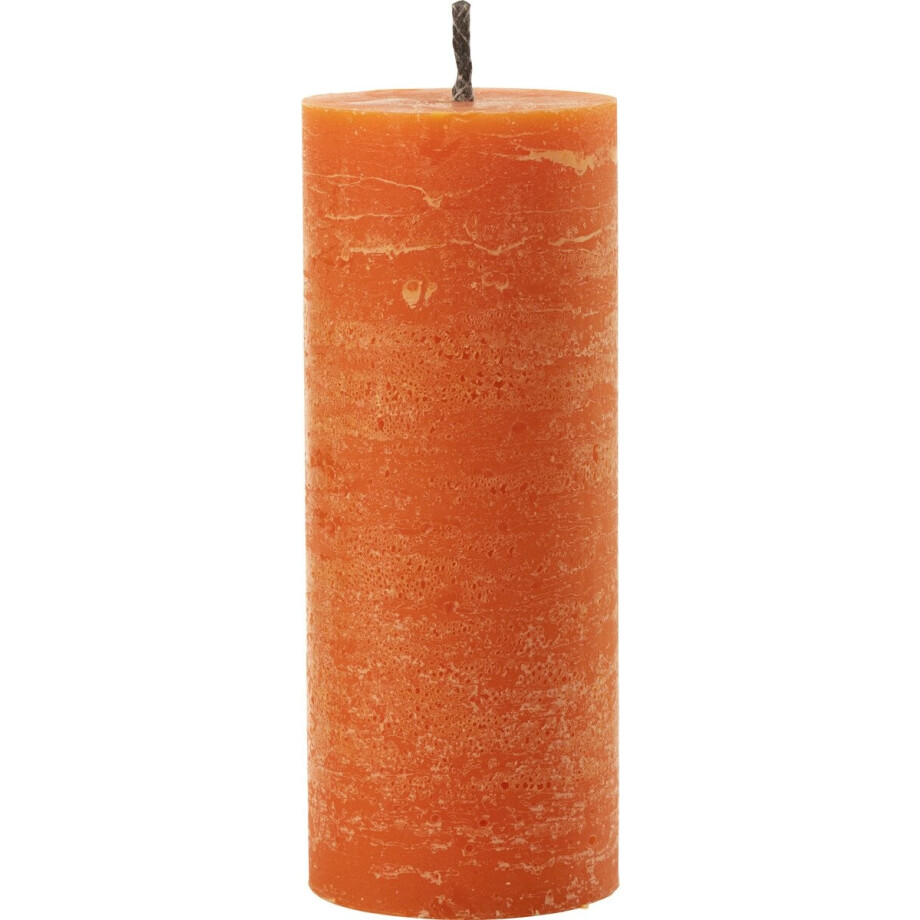J-Line buitenkaars Pilaar Paraffine - oranje - large - 45U J-Line buitenkaars Pilaar Paraffine - oranje - large - 45U afbeelding 1
