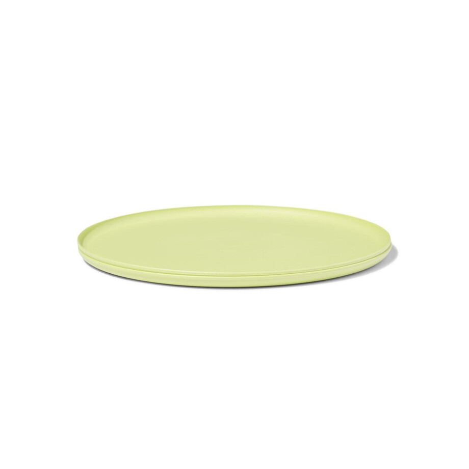 HEMA HEMA Bord Ø25cm Bioplastic Lichtgroen HEMA HEMA Bord Ø25cm Bioplastic Lichtgroen afbeelding