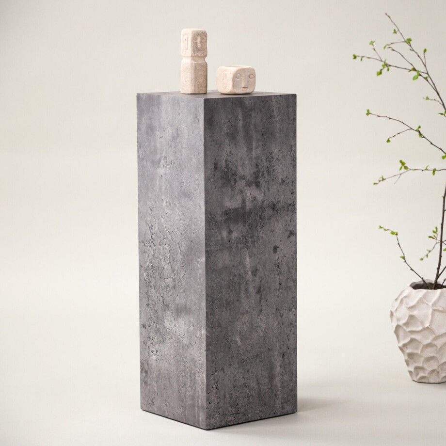 Nohr Zuil 'Nykole' Betonlook, 65cm hoog afbeelding 1