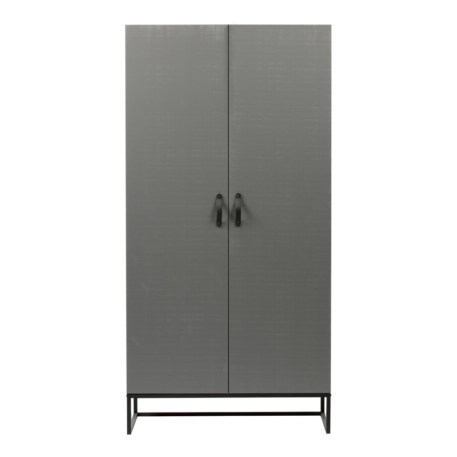 WOOOD Kledingkast 'Morris' 195 x 100cm, kleur Leem WOOOD Kledingkast 'Morris' 195 x 100cm, kleur Leem afbeelding 1