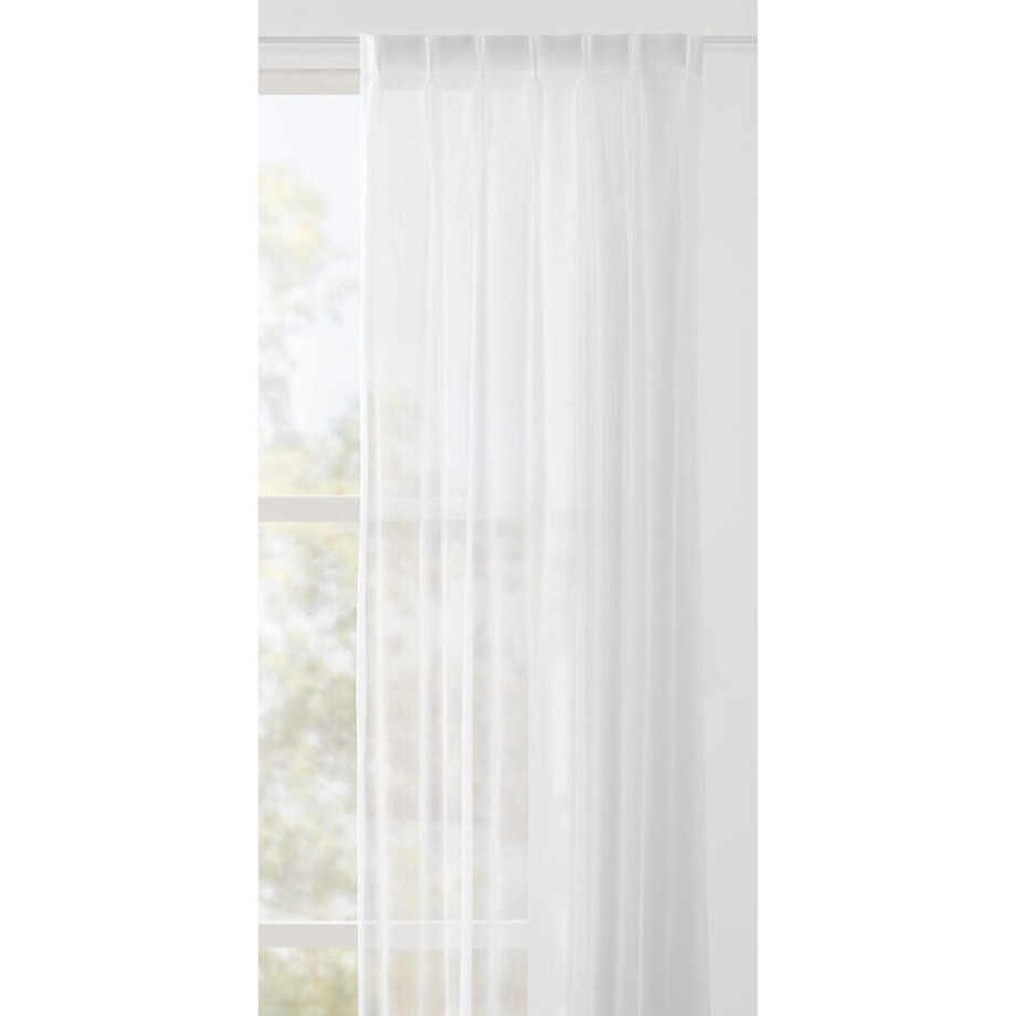 Leen Bakker - Inbetween Antalya - Polyester - Wit - B300 Cm afbeelding 1