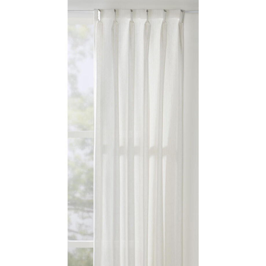 Leen Bakker - Inbetween Jolanda - Ecru - Polyester/Gerecycled Kunststof/Linnen - Beige - H297 Cm afbeelding 1