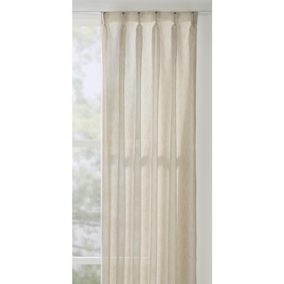 Leen Bakker - Inbetween Oporto - Greige - Polyester - Beige#Grijs - H300 Cm Leen Bakker - Inbetween Oporto - Greige - Polyester - Beige#Grijs - H300 Cm afbeelding 1