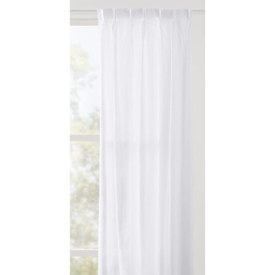 Leen Bakker - Inbetween Sander - 290 Cm - Polyester - Wit - B300 Cm Leen Bakker - Inbetween Sander - 290 Cm - Polyester - Wit - B300 Cm afbeelding 1