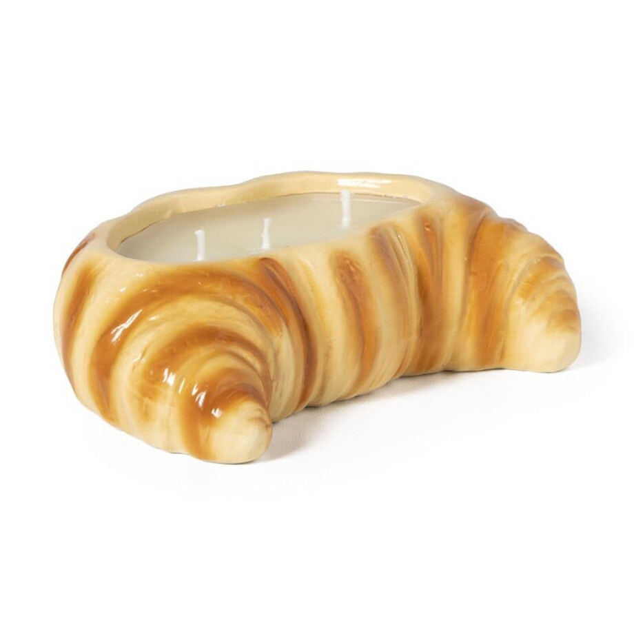 Geurkaars met croissant geur - bruin - 5x17x11 cm Geurkaars met croissant geur - bruin - 5x17x11 cm afbeelding