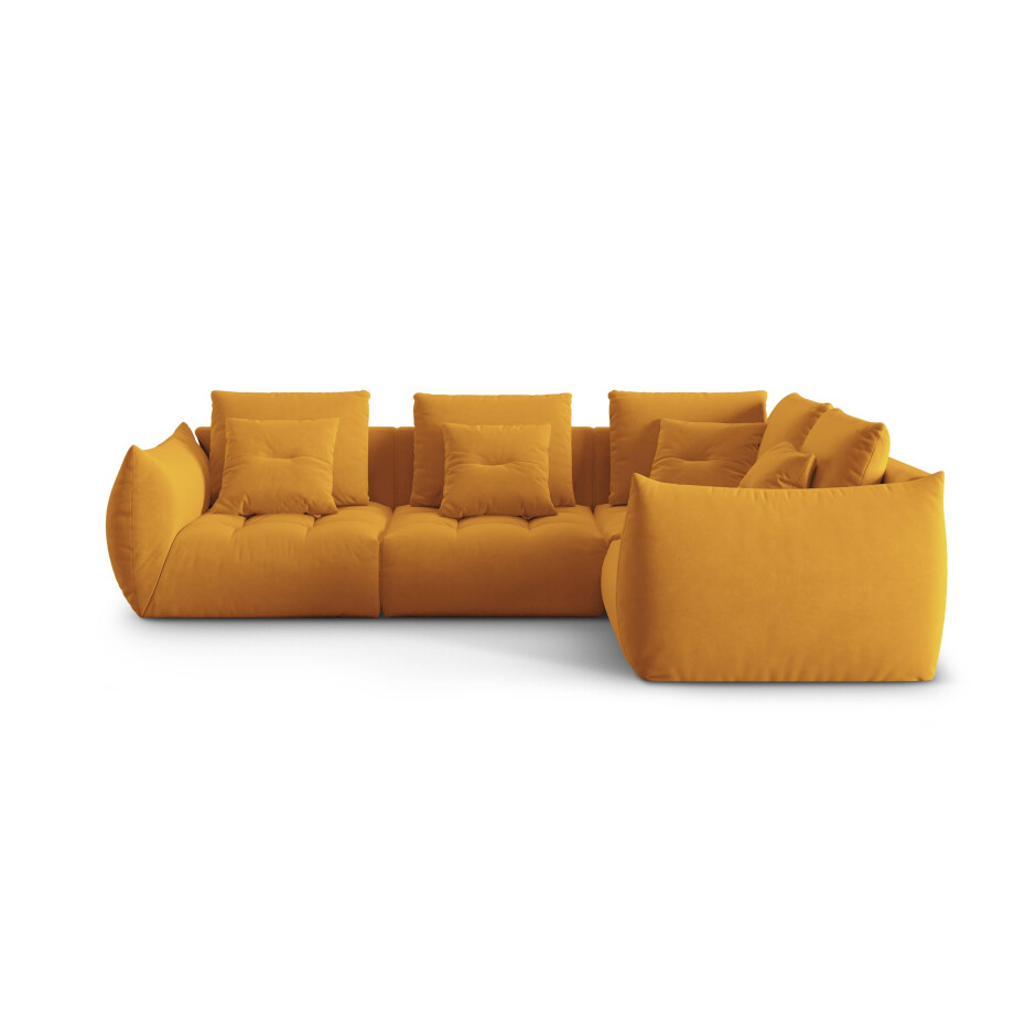 Hoekbank Bloom rechts 3-zits velvet | Micadoni afbeelding 1