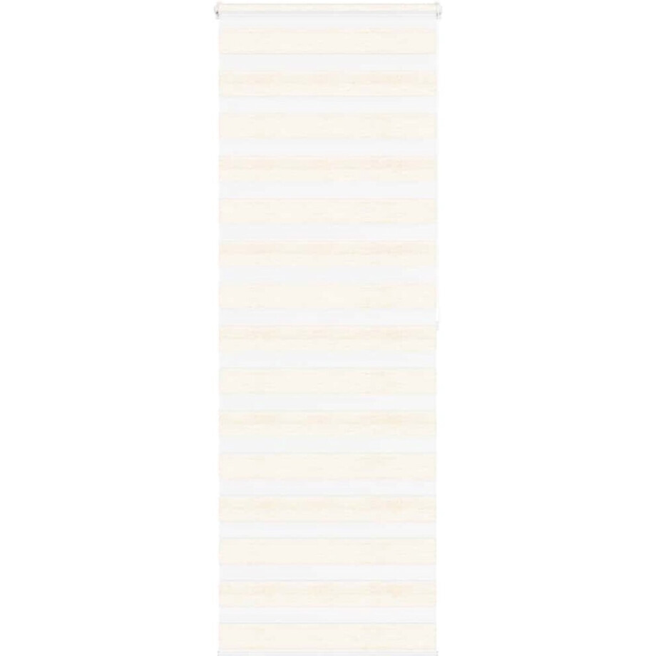 vidaXL - Zebra - rolgordijn - 80x200 - cm - stofbreedte - 75,9 - cm - marmerbeige afbeelding 1