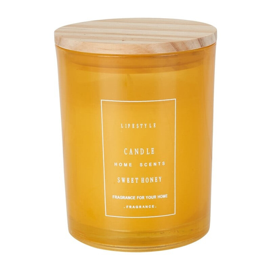 Geurkaars - sweet honey - ø8x10 cm afbeelding 1