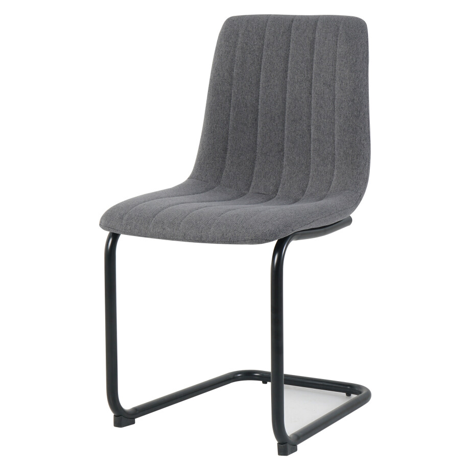 Artistiq Eetkamerstoel 'Chae' Geweven, kleur Antraciet afbeelding 1