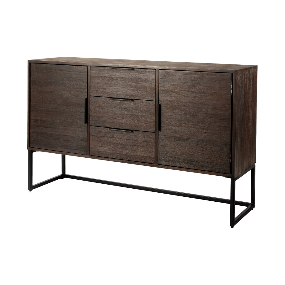 ZILT Dressoir 'Yasmijn' Teakhout, 135cm afbeelding 