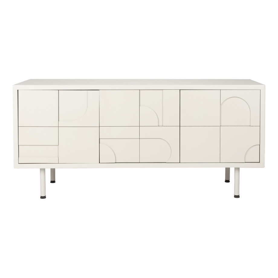 ZILT TV-meubel 'Hernandez' 120cm, kleur Beige afbeelding 