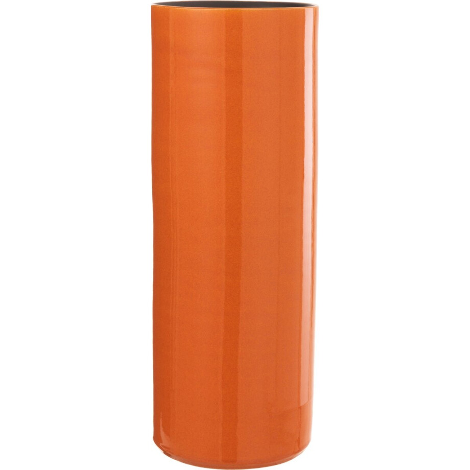 J-Line vaas Flek - keramiek - oranje - large - 47.5 cm hoog afbeelding 1