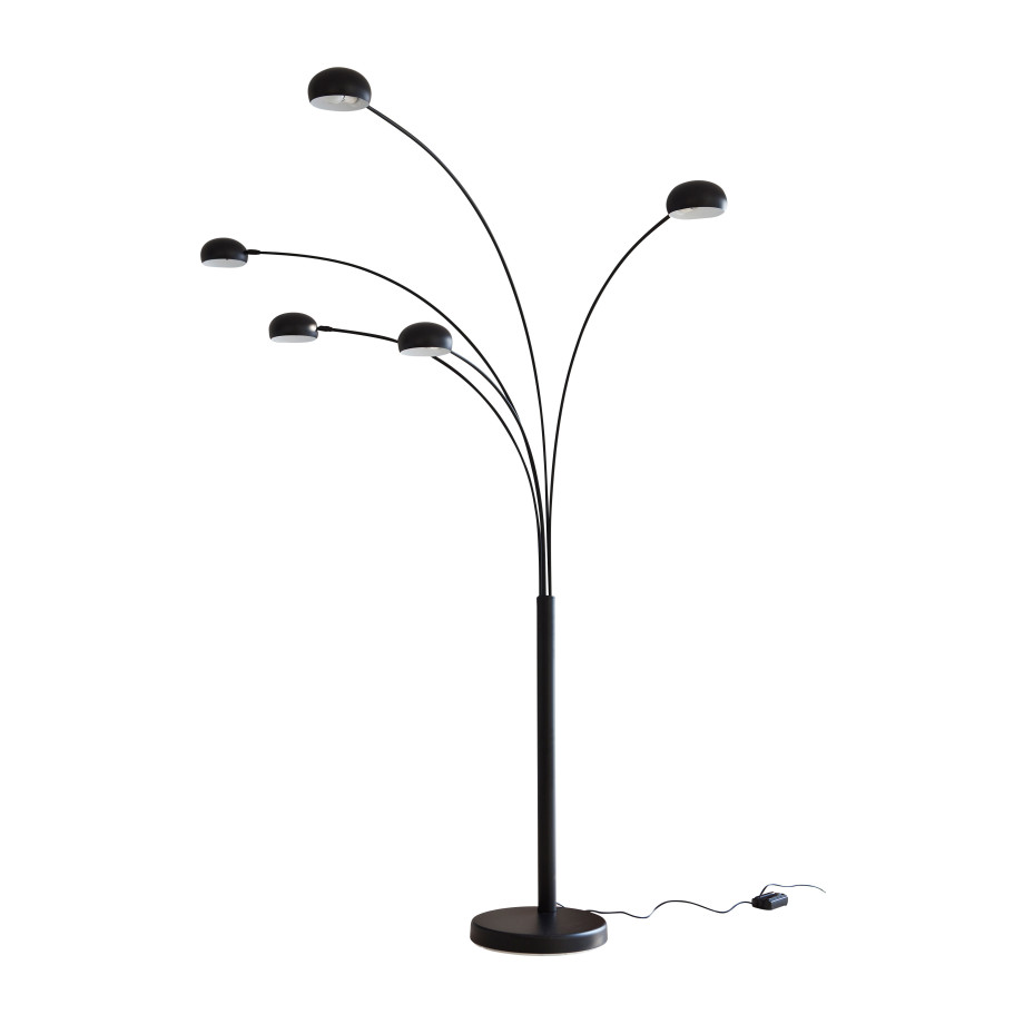 Artistiq Vloerlamp 'Gregor' 5-lamps, kleur Zwart afbeelding 1