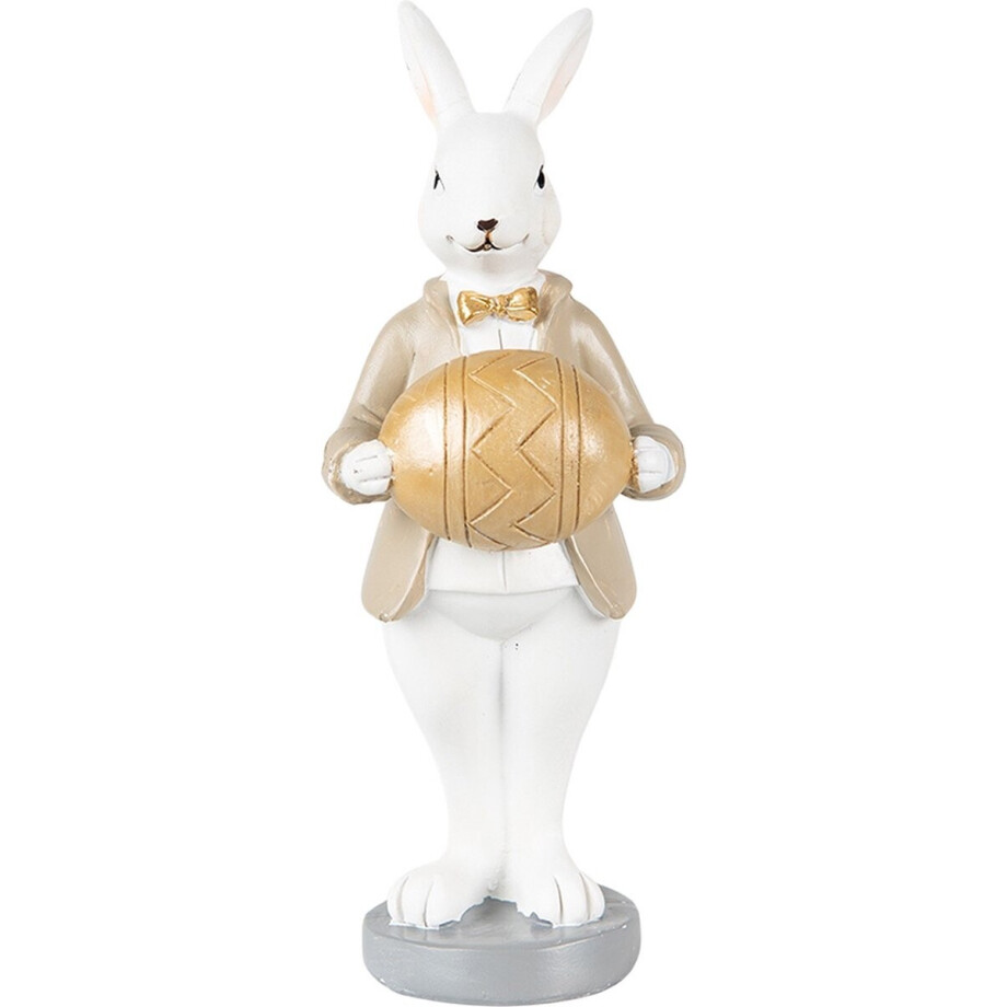 Clayre & Eef Beeld Konijn 15 cm Beige Bruin Polyresin Clayre & Eef Beeld Konijn 15 cm Beige Bruin Polyresin afbeelding 1