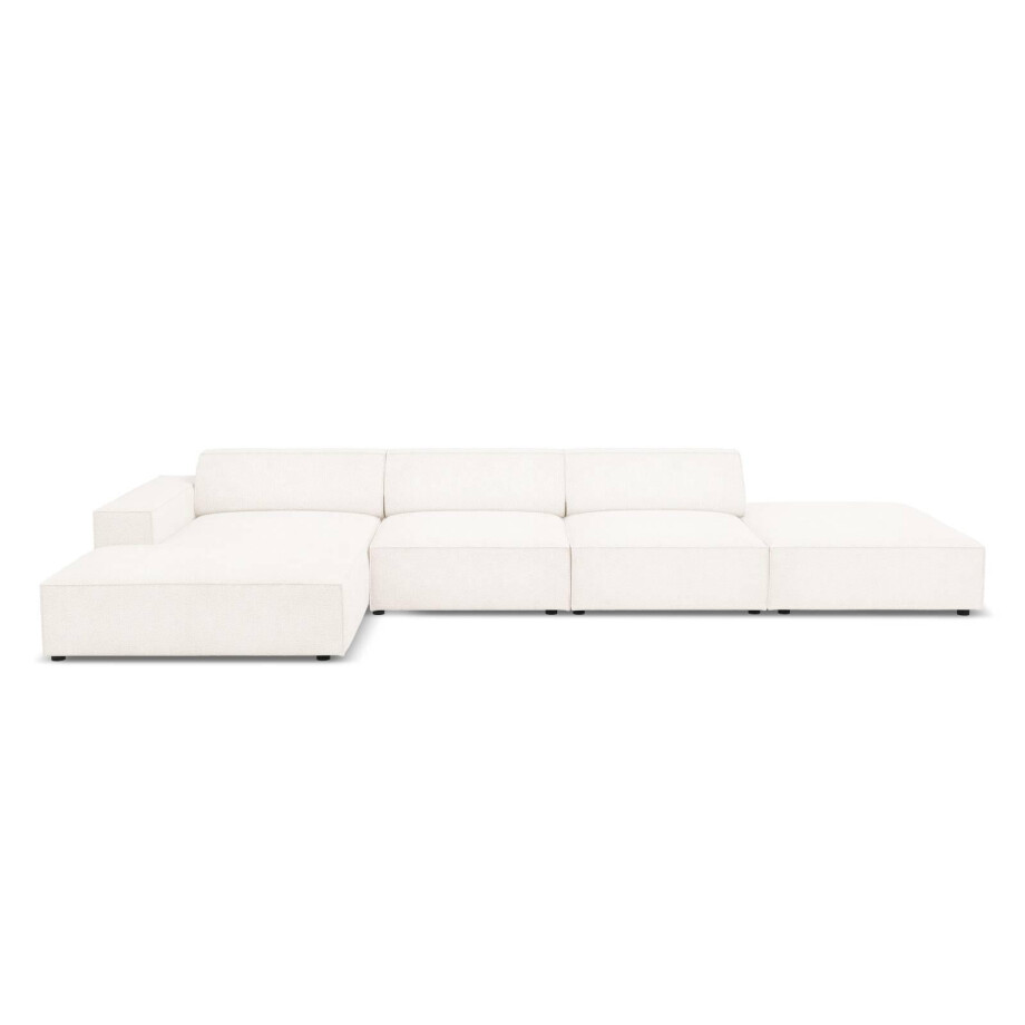 6-zits hoekbank Jodie bouclé links | Micadoni afbeelding 1