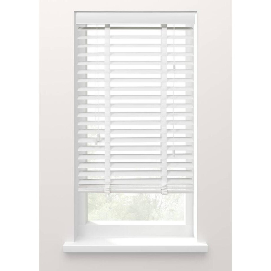 Leen Bakker - Fenstr Jaloezie 50 Mm - 80x180 Cm - Hout - Wit Leen Bakker - Fenstr Jaloezie 50 Mm - 80x180 Cm - Hout - Wit afbeelding 1