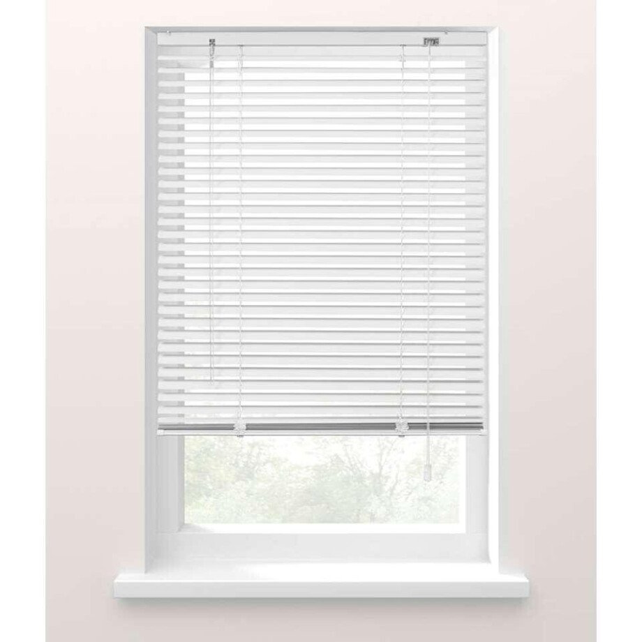 Leen Bakker - Fenstr Jaloezie 25 Mm - 160x180 Cm - Aluminium - Wit Leen Bakker - Fenstr Jaloezie 25 Mm - 160x180 Cm - Aluminium - Wit afbeelding 1