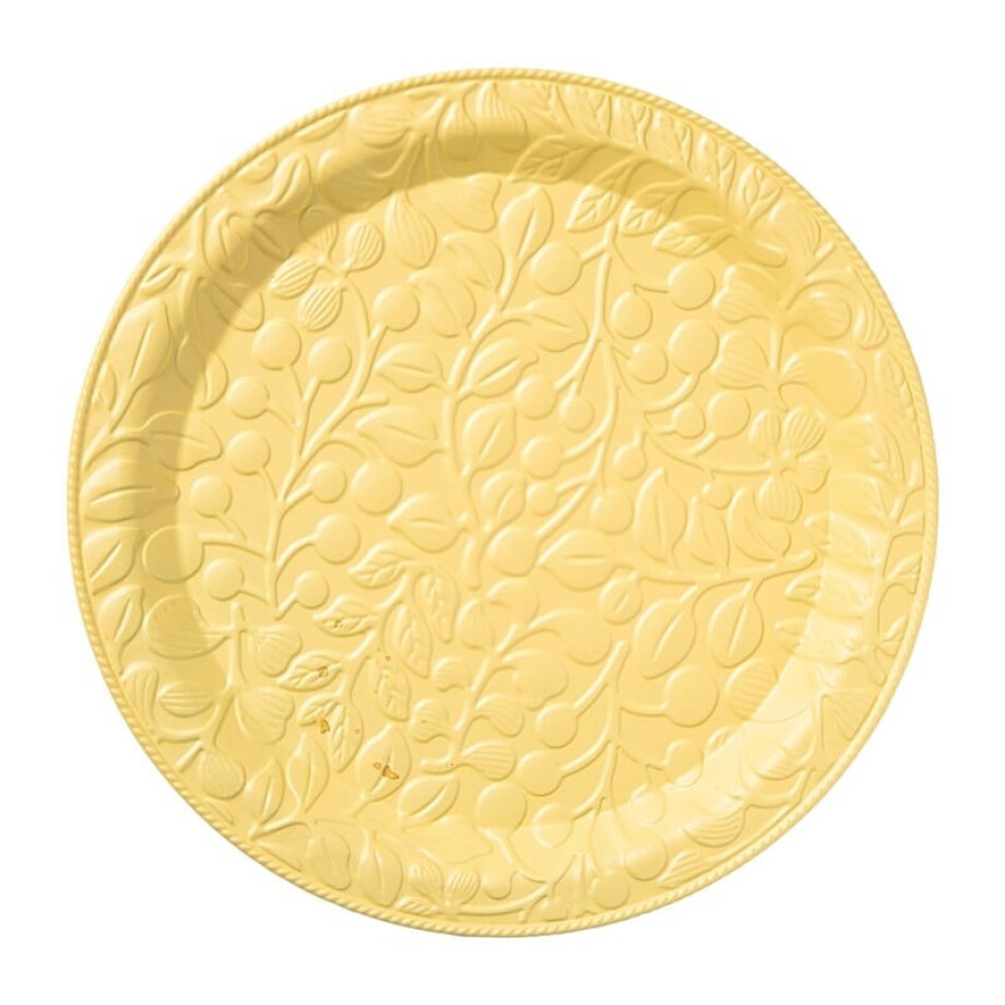 Plateau vrucht - geel - ø29x1.5 cm afbeelding 