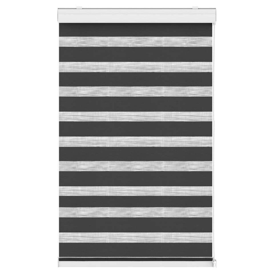 Leen Bakker - Fenstr Duo-rolgordijn Antraciet - 80x240 Cm - Polyester - Grijs afbeelding 1
