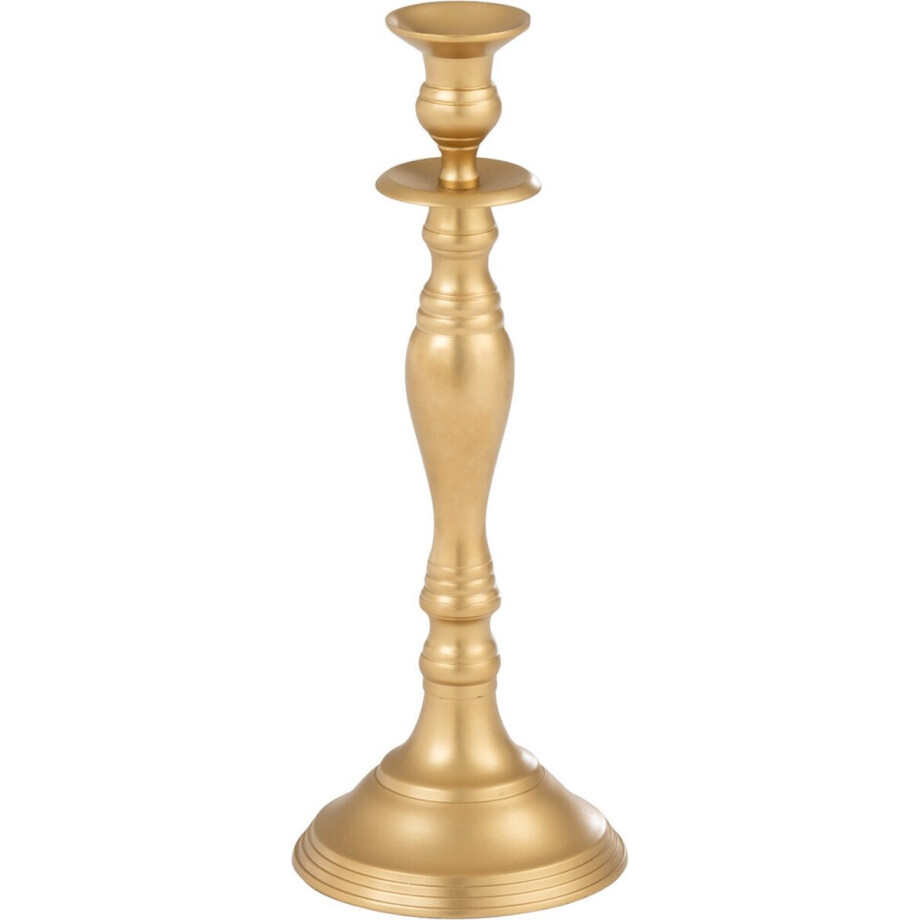 J-Line kandelaar Klassiek Design – aluminium – goud - small afbeelding 1