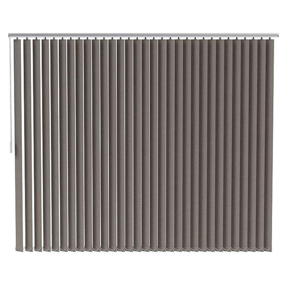 Leen Bakker - Fenstr Lamellen Stof Milaan Verduisterend - (30005) - Polyester - Taupe - 200x10x10 Cm afbeelding 1