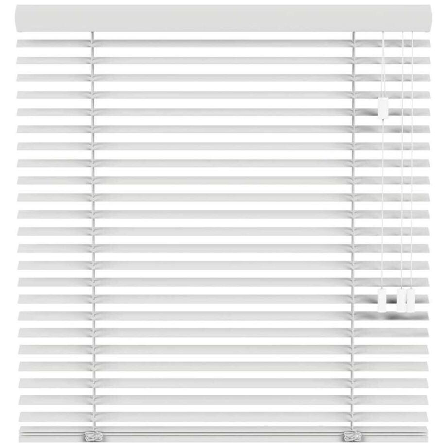 Leen Bakker - En Jaloezie 50mm - Sneeuw (10008) - Hout - Wit - 120x10x10 Cm Leen Bakker - En Jaloezie 50mm - Sneeuw (10008) - Hout - Wit - 120x10x10 Cm afbeelding 1