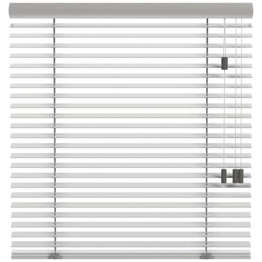 25% korting - Leen Bakker - Fenstr En Jaloezie New York 50mm - Licht (20017) - Hout - Grijs - 120x10x10 Cm afbeelding 1