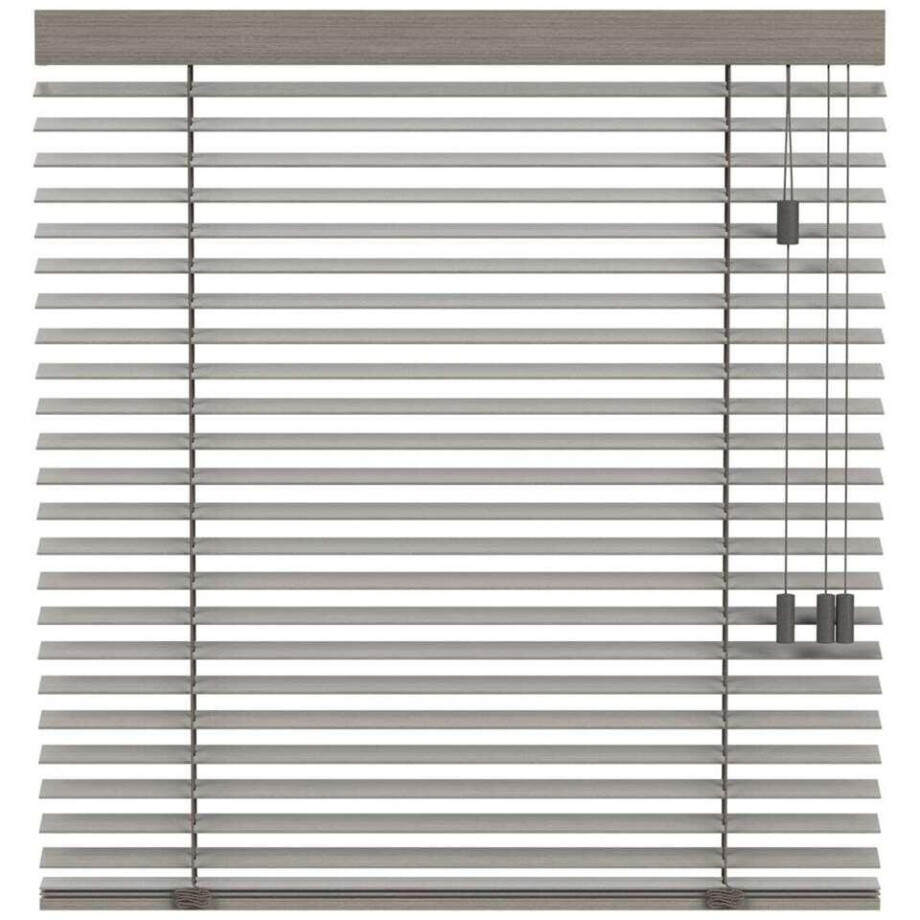 25% korting - Leen Bakker - Fenstr En Jaloezie Oslo 50mm - Taupe (20951) - Hout - Grijs - 120x10x10 Cm afbeelding 1
