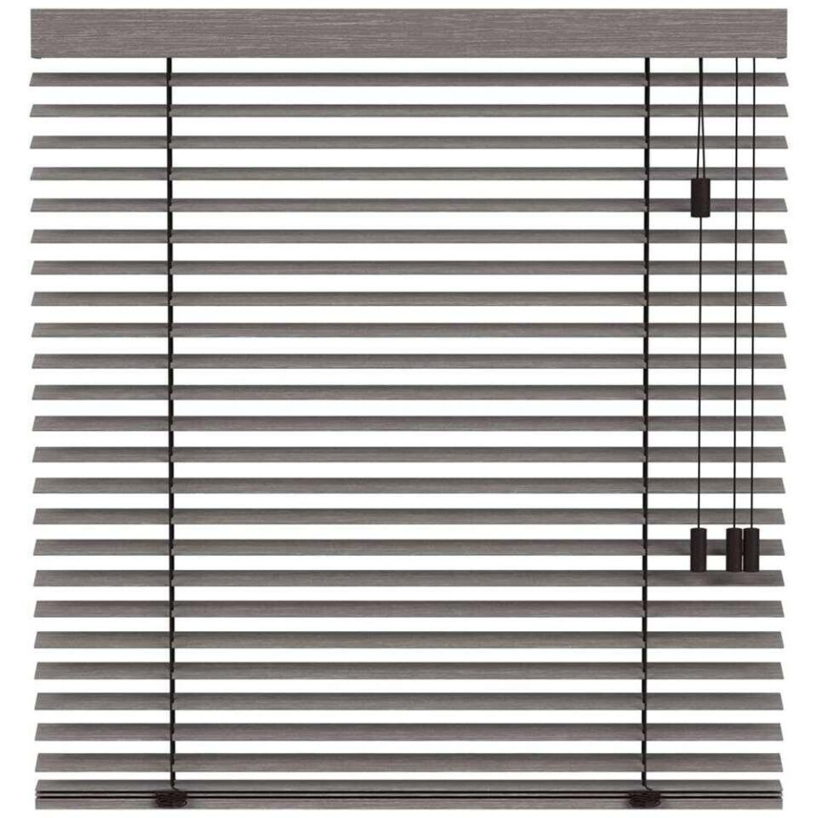 25% korting - Leen Bakker - Fenstr En Jaloezie Oslo 50mm - Bruin (20971) - Hout - Grijs - 120x10x10 Cm afbeelding 1