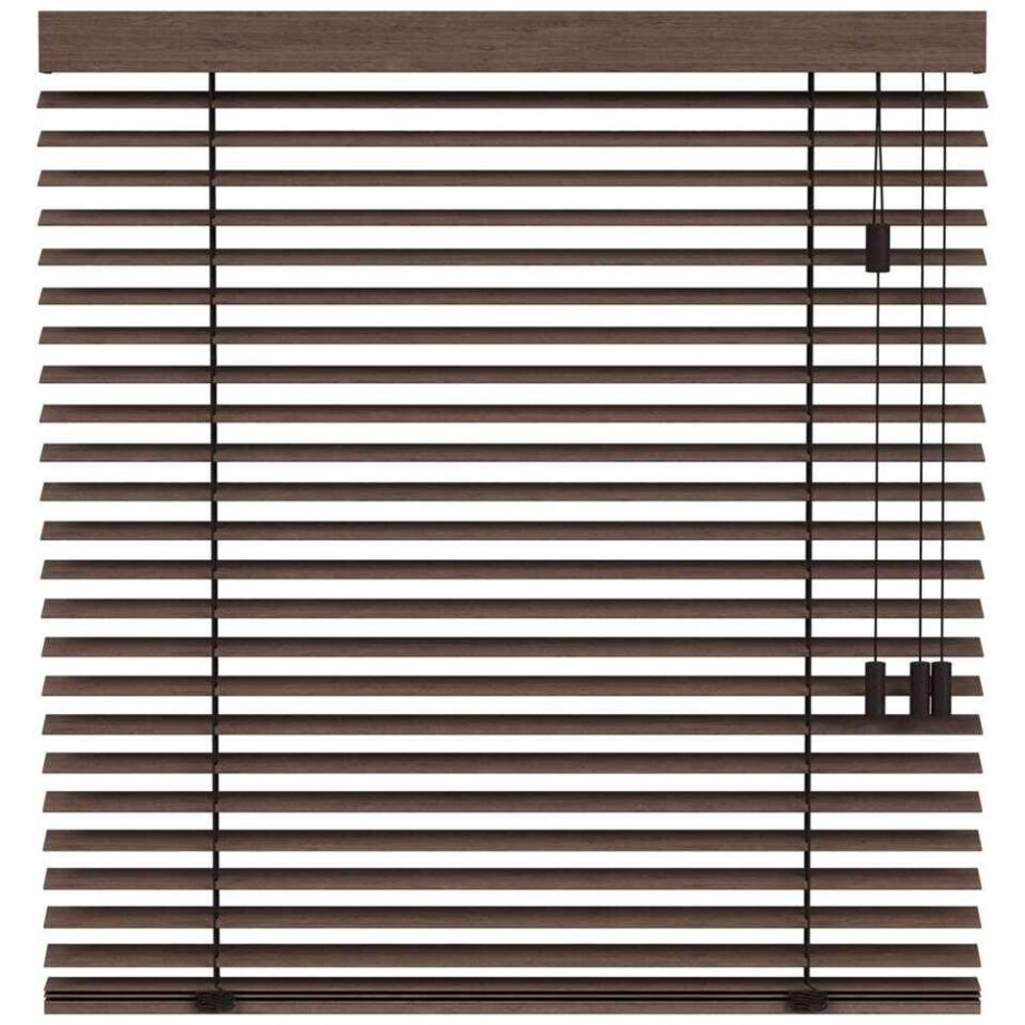 25% korting - Leen Bakker - Fenstr En Jaloezie Oslo 50mm - Donker (30402) - Hout - Bruin - 120x10x10 Cm 25% korting - Leen Bakker - Fenstr En Jaloezie Oslo 50mm - Donker (30402) - Hout - Bruin - 120x10x10 Cm afbeelding 1