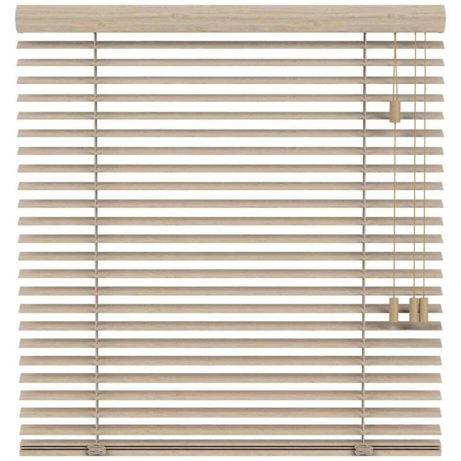 Leen Bakker - Fenstr Jaloezie Tahiti 50mm - Licht Eiken (25951) - Bamboe - Beige - 120x10x10 Cm afbeelding 1