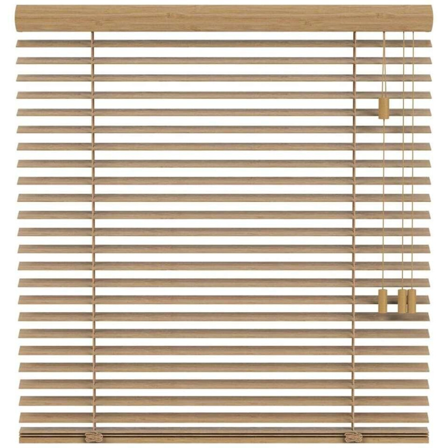 Leen Bakker - Fenstr Jaloezie Tahiti 50mm - Eiken (25901) - Bamboe - Beige - 120x10x10 Cm afbeelding 1