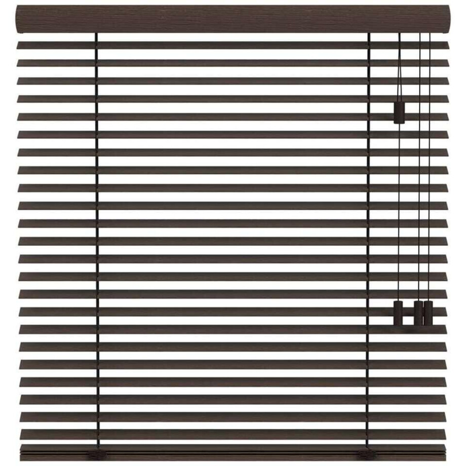 Leen Bakker - Fenstr Jaloezie Tahiti 50mm - Bruin (15901) - Bamboe - Zwart - 120x10x10 Cm Leen Bakker - Fenstr Jaloezie Tahiti 50mm - Bruin (15901) - Bamboe - Zwart - 120x10x10 Cm afbeelding 1