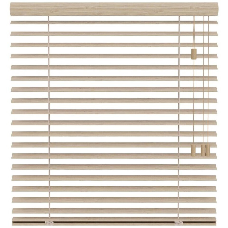 Leen Bakker - Fenstr Jaloezie Tahiti 65mm - Licht Eiken (25951) - Bamboe - Beige - 120x10x10 Cm afbeelding 1