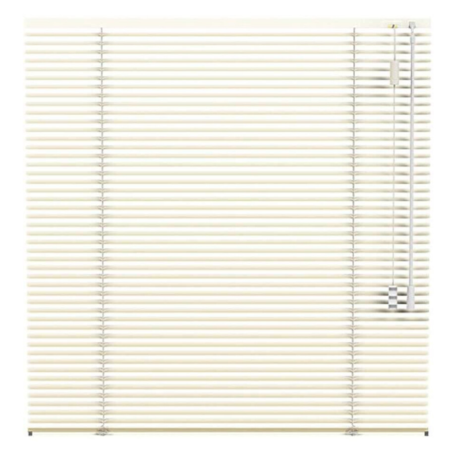 25% korting - Leen Bakker - Fenstr Jaloezie 25mm Standaard Lak - (25009) - Aluminium - Crème - 120x10x10 Cm afbeelding 1